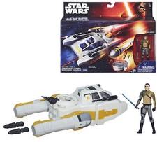 STAR WARS REBELS 3.75-INCH SCALE Y-WING SCOUT BOMBER WITH KANAN JARRUS FIGURE