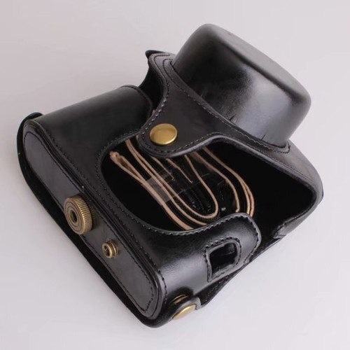 Leather Camera Case Bag Grip strap for FUJIFILM FUJI X100F - Picture 9 of 32