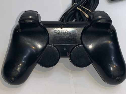 GENUINE SONY PLAYSTATION 2 DUALSHOCK 2 WIRED CONTROLLER IN BLACK - Picture 10 of 11