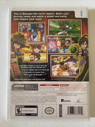 Bakugan Battle Brawlers, 2007, Nintendo Wii - Picture 3 of 3