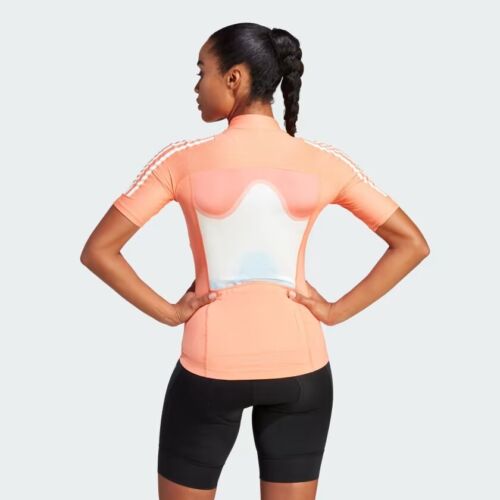 NWT $150 adidas x Marimekko Aeroready Cycling Jersey HR3031 Womens Size MEDIUM - Picture 3 of 8