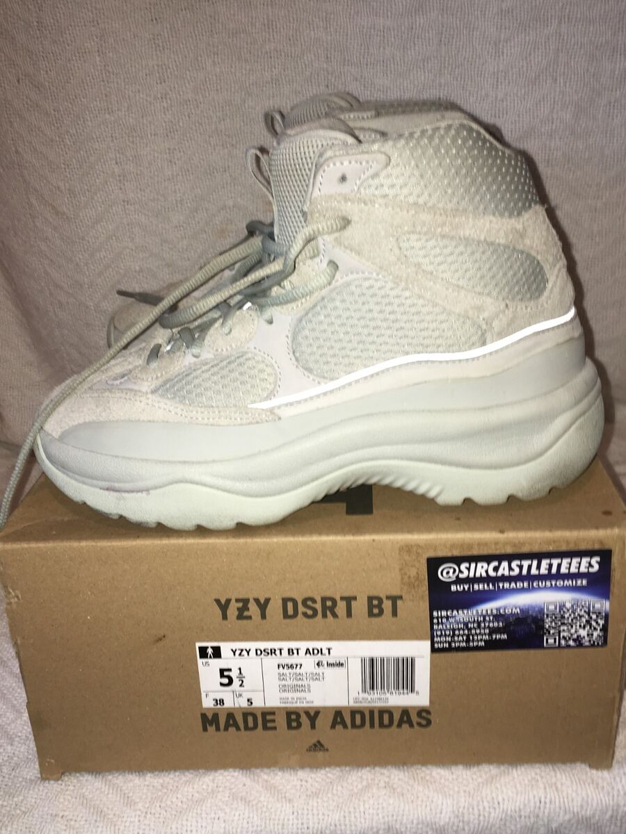 Men's Size 5.5 Adidas Yeezy Desert Boot SALT FV5677 YZY DSRT Men's Size 5.5 Adidas Yeezy Desert Boot SALT FV5677 YZY DSRT