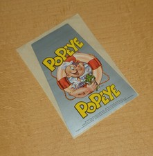 Rare authentic unused factory label for Atari 2600 Popeye game Parker Bros