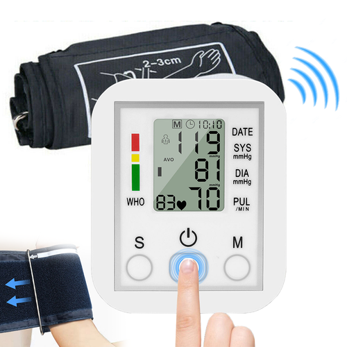 Digital Blood Pressure Monitor Upper Arm Automatic BP Machine Heart Rate Monitor - Picture 12 of 12
