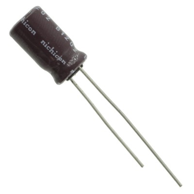 Nichicon PW series 105C electrolytic capacitor fresh stock 680 uF @ 25 VDC