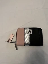 Victoria secret Mini Wallet Pink,silver,black New