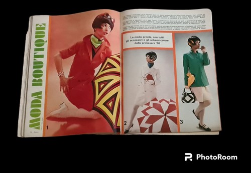 rivista RAKAM - 1 fascicolo del libro uncinetto gioiello aprile 1966 - Foto 3 di 5