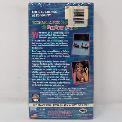 Poison Ivy (VHS, 1985) Michael J. Fox Nancy McKeon Goodtimes NBC