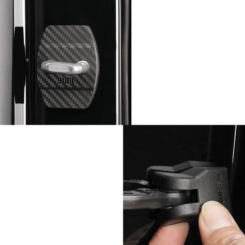 8x For Ford Explorer 2019-21 Car Door-Lock Limiting-Stopper Protector Cover Trim - Picture 3 of 3
