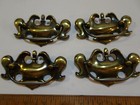 Lot of 4 Vintage -  4  inch  Federal  Style Old Drawer Pulls  Drawer knobs  
