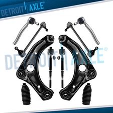Front Lower Control Arms Sway Bars Tie Rod w/Boot for Nissan Versa Note Micra