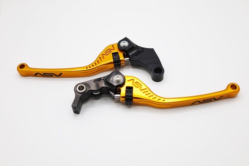 ASV Honda CB1000R Neo Sport 2017-2023 F3 Regular Gold Brake and Clutch Levers - Picture 3 of 3