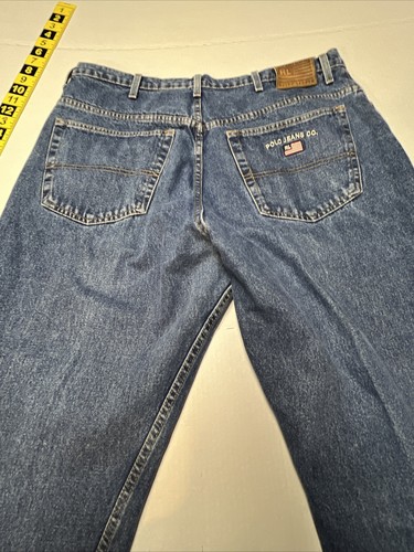 Vintage Polo Jeans Co. Ralph Lauren Jeans Men’s Size 40x30 Medium Wash Straight - Bild 16 von 24
