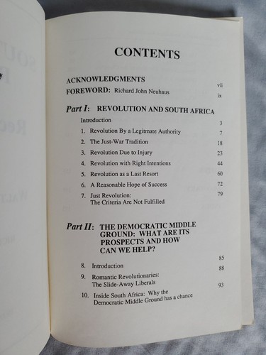 South Africa: Revolution or Reconciliation? by Walter H Kansteiner -Signed PPBK - Imagen 2 de 12