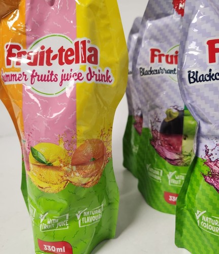 Paquete de 6 bebidas de jugo de fruta-tella grosella negra manzana frutas de verano botellas de 330 ml - Imagen 10 de 15