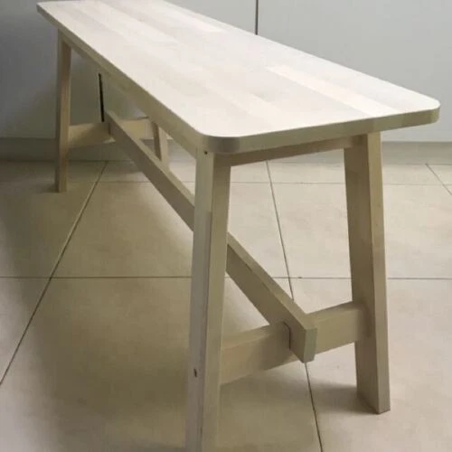 Brand New Ikea NORRÅKER / NORRAKER Bench, birch, 103 cm, 604.289.90 - Image 4 of 4