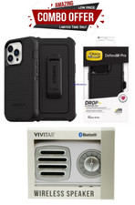 OtterBox Defender iPhone 13 Pro (6"1) Case - w/ FREE Vivatar Bluetooth Speaker!!
