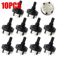 10PC AC 125V RS26 1 Pole Position 12 Switch band Rotary channel Thread Plastic*