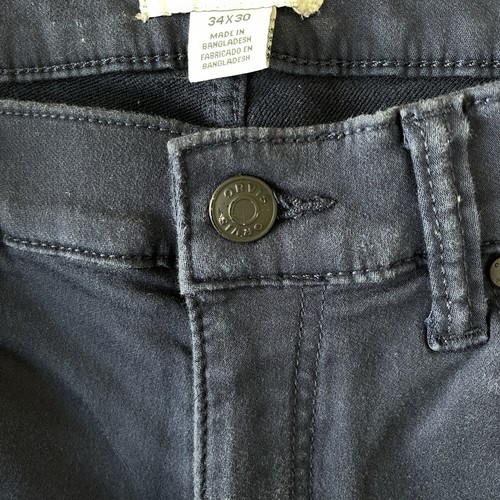 Orvis Herren Brushed Cotton Slim Fit Stretch Chino Hose Blau Größe W34 L29 - Bild 4 von 15