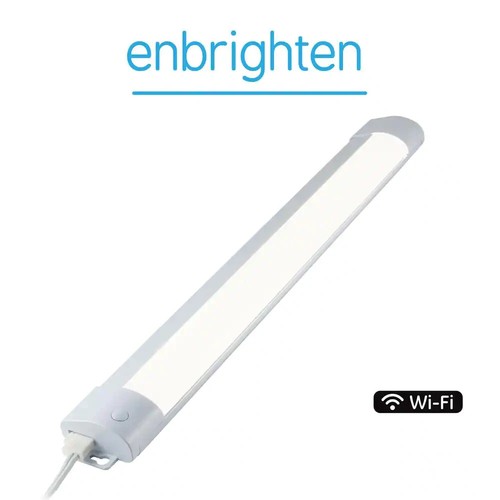 ENBRIGHTEN 18 in. Dimmable Linkable LED Wi-Fi Under Cabinet Light Fixture