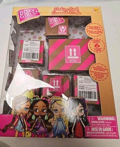 BOXY NIÑAS MODA PACK 6 CAJAS SORPRESA CIEGAS ZAPATOS, BOLSOS, MAQUILLAJE, MÁS NUEVO - Imagen 2 de 2