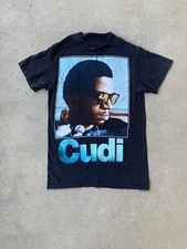VTG RARE 2011 00s KID CUDI MAN ON THE MOON CONCERT TEE TOUR SHIRT HIP HOP RAP S