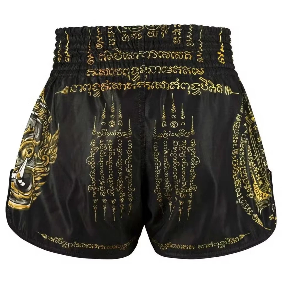 Thai Muay Shorts Boxing Mma Kickboxing Kick Ufc Fight Cage Grappling Mens Tuff - Image 4 of 4
