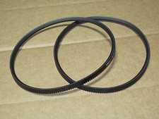 2 PTO DRIVE BELTS FOR IH INTERNATIONAL 154 CUB LO-BOY 185