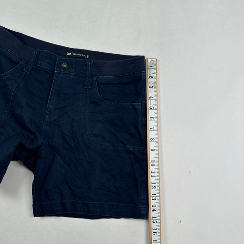 Lee Shorts Womens 6 Medium Blue Lightweight Short Relaxed Fit Casual Modern - Picture 6 of 8