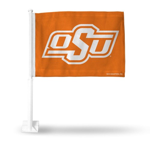 Oklahoma State Cowboys 11X14 Window Mount 2-Sided Orange Car Flag - Picture 1 of 5