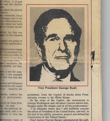 "Hostages Out, Reagan In" 20 gennaio 1981 Idahonian (Mosca, Idaho) Ronald Reagan - Foto 3 di 4