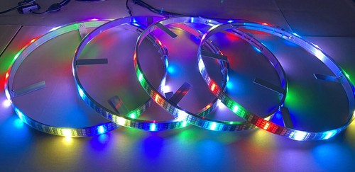 15.5" & 17.5" RGB + White + Dream Color CHASING Wheel Rings Lights Remote +APP - Picture 43 of 50