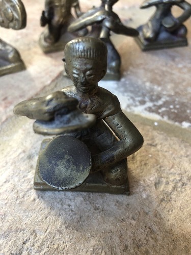 Vintage Brass Oriental Music Players X5 - Picture 6 of 7