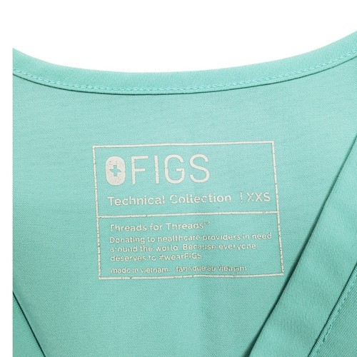 Blusa Médica Figs Casma Tres Bolsillos para Mujer XXS FW1100 - Imagen 8 de 10