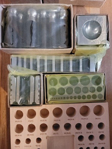 JEWELLERS TOOL 40 PCs JUMBO DOMING BLOCK & Steel Die Punch Set - Picture 2 of 4