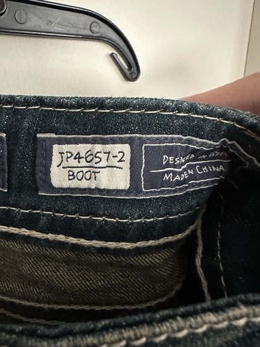 Womens vtg y2k miss me jeans size 26 boot - Picture 6 of 7