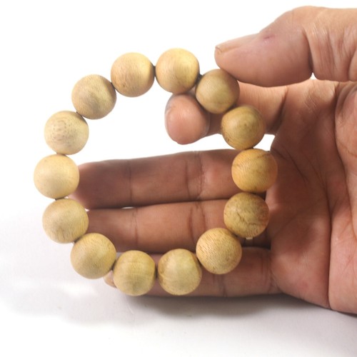Original Wild Papua Indonesia Real Agarwood Aquilaria Bracelet Prayer Beads 16MM - Picture 5 of 6