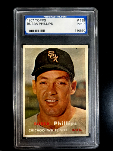 1957 Topps #395 Bubba Phillips White Sox 3rd Base PGS 7 NEAR MINT