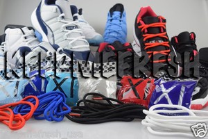 XI JORDAN 11 Remplacement Lacets Bred Laces AJ CONCORD SPACE Achetez 2 Obtenez 1 Gratuit | eBay