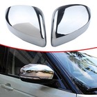 Pair Chrome Mirror Cover Cap For Land Rover LR4 LR5 Range Rover L405 Sport Vogue