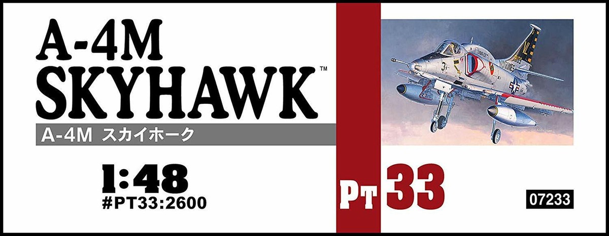 HASEGAWA 1/48 US Marine Corps A-4M Sky Hawk Model Kit PT33 w