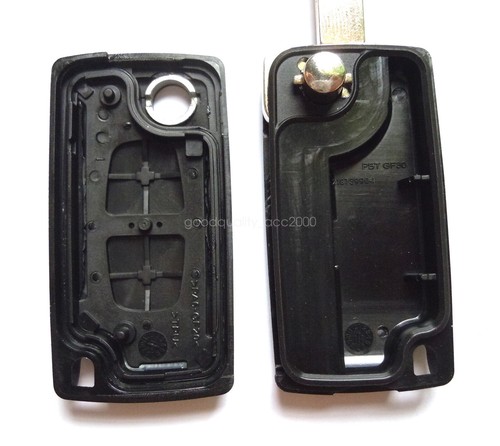 3 Button Remote Flip Key Case Fob For Citroen C2 C3 C4 C5 C6 C8 Picasso - Picture 5 of 5