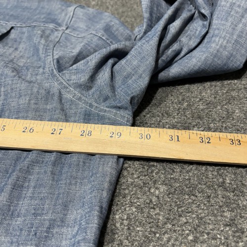 NWT LL Bean Shirt Mens XXL Tall Chambray Long Sleeve Blue Button Down Denim 2XLT - Picture 15 of 18