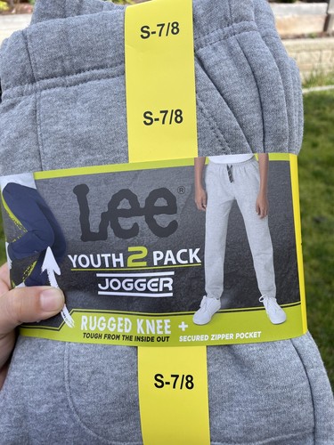 LEE Boy's 2-PAck Rugged Knee Joggers S 7/8 - Picture 2 of 6
