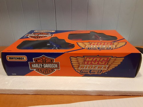 1992 Matchbox Harley - Davidson Diecast Hog Riders Tour Bikes New - Picture 2 of 5