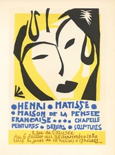 Henri Matisse lithograph poster (printed by Mourlot) 712501