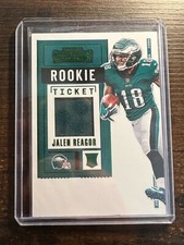A96,396 - 2020 Panini Contenders Rookie Ticket Swatches #8 Jalen Reagor Jersey