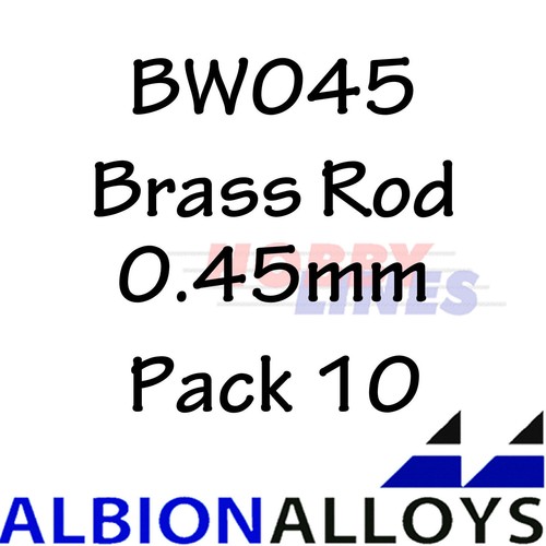 Brass Rod ALBION ALLOYS Precision Metal Model Materials Various Sizes BW02 BW - Picture 7 of 14