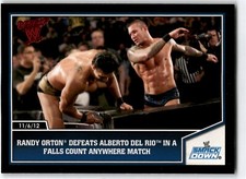 2013 Topps Best Of WWE  Randy Orton Defeats Alberto Del Rio #59