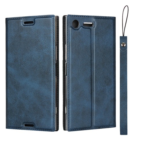 For Sony Xperia XZ Premium Magnetic Leather Phone Case Protector Flip Wallet - Picture 5 of 7